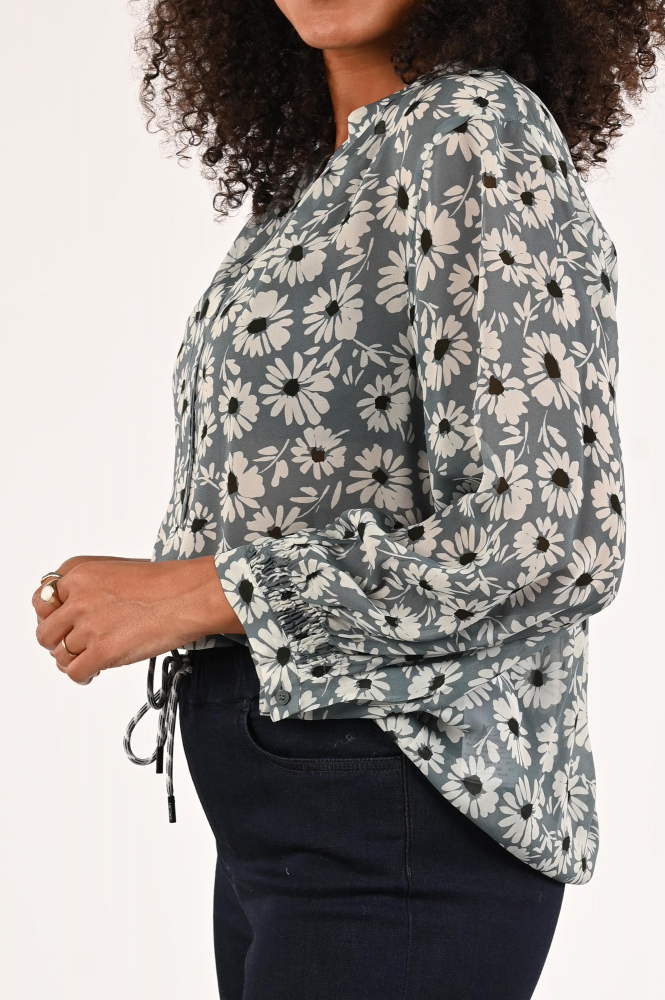 Luisa Cerano 228585-3781 Blouse lange mouw Blauw