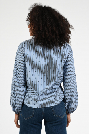 Co'couture Trixie dot bow Blauw