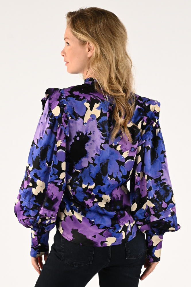 Fabienne Chapot CLT-46-BLS-AW23 Blouse lange mouw Paars