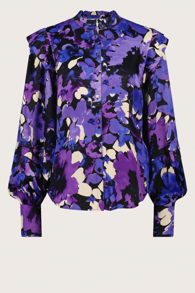 Fabienne Chapot CLT-46-BLS-AW23 Blouse lange mouw Paars