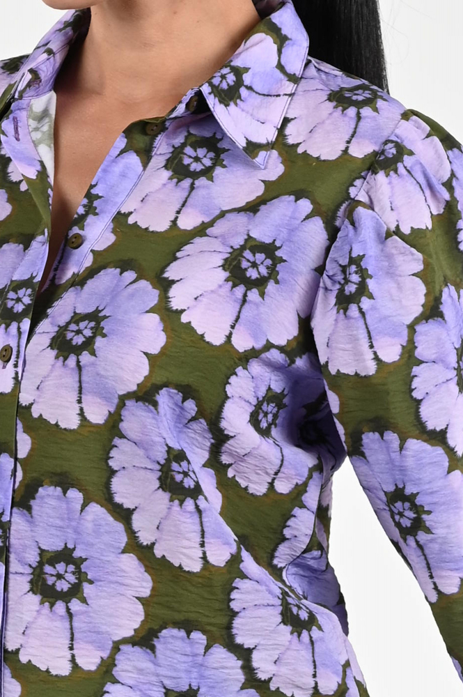 Geisha 53609-20 Blouse lange mouw Paars