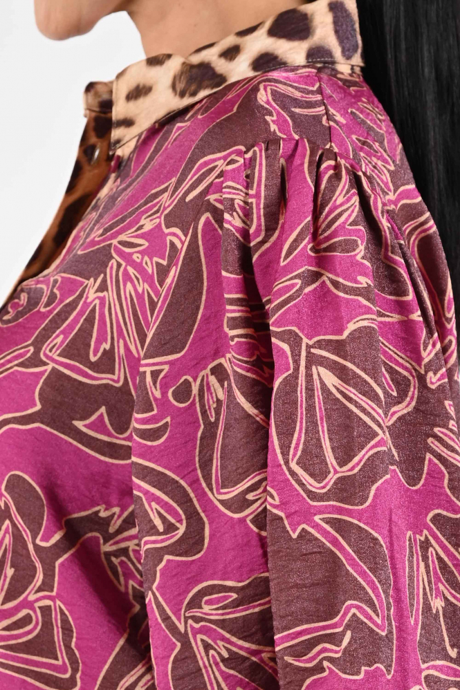 Geisha 53937-20 Blouse lange mouw Paars