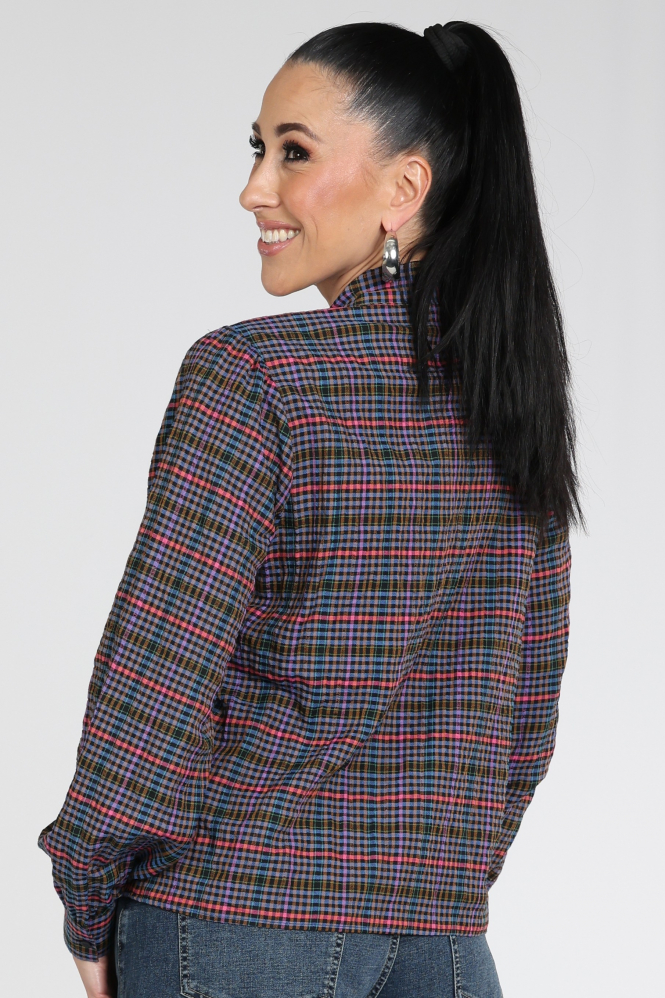 Geisha 63637-20 Blouse lange mouw Paars