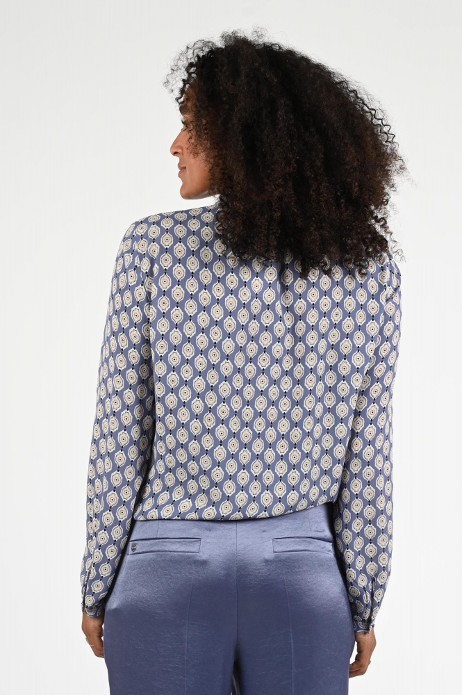 Marc Cain ZC 51.06 W16 Blouse lange mouw Paars