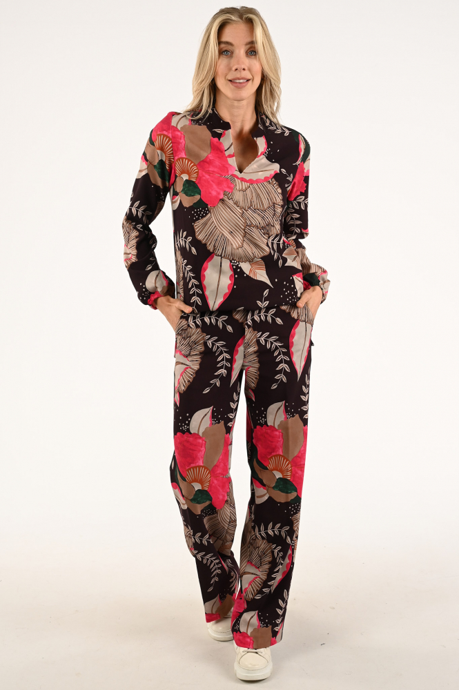 KYRA Nani Blouse lange mouw Paars