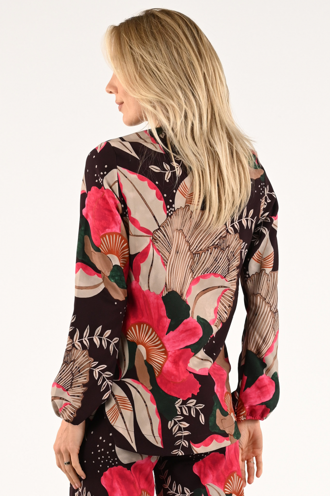 KYRA Nani Blouse lange mouw Paars
