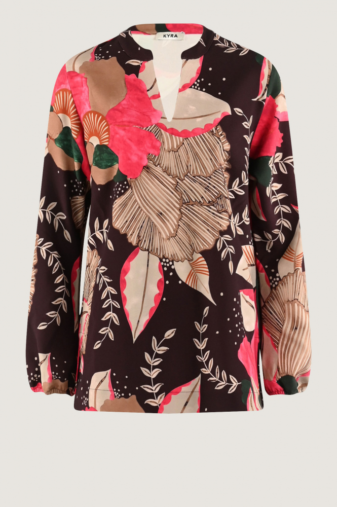 KYRA Nani Blouse lange mouw Paars