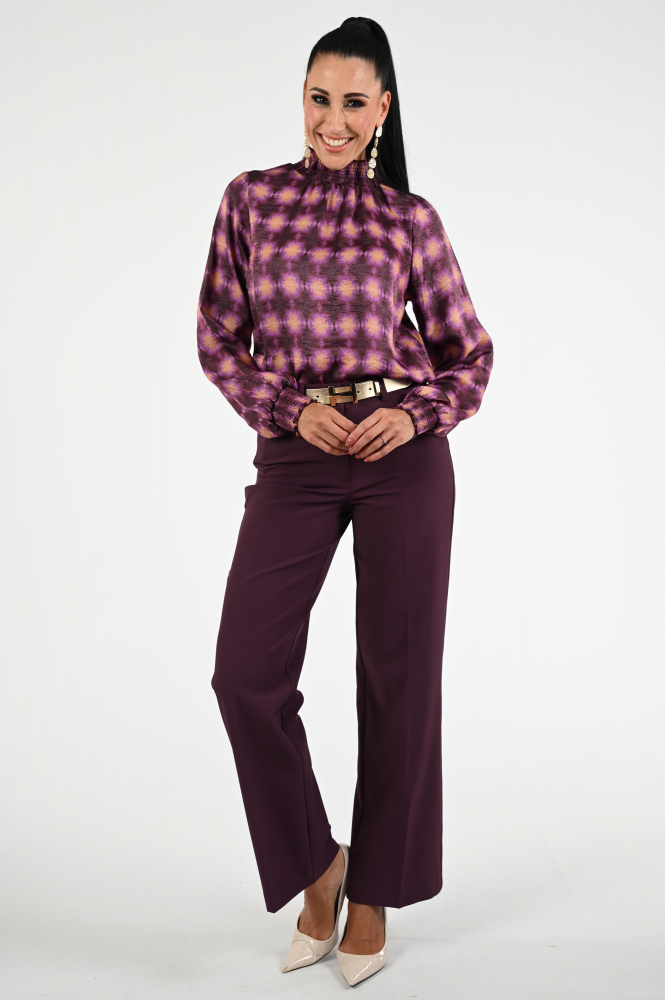 Geisha 53944-20 Blouse lange mouw Paars