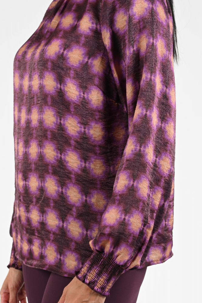 Geisha 53944-20 Blouse lange mouw Paars