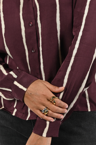 By-Bar lykke tie dye blouse Rood