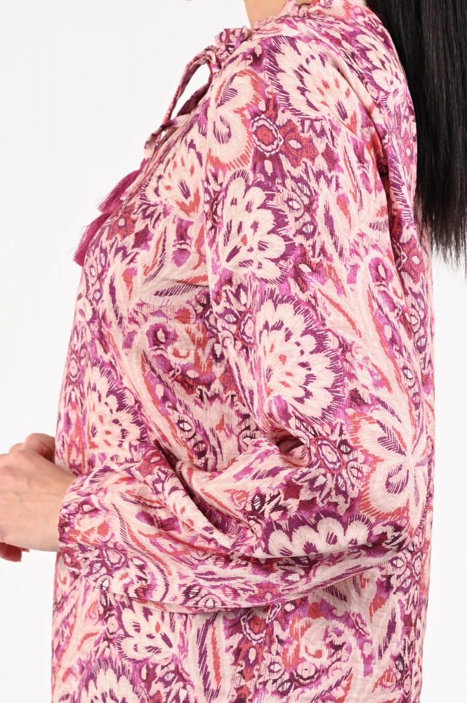 Geisha 53912-20 Blouse lange mouw Paars