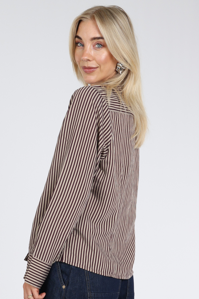 Summum 2s3532-12491 Blouse lange mouw Rood