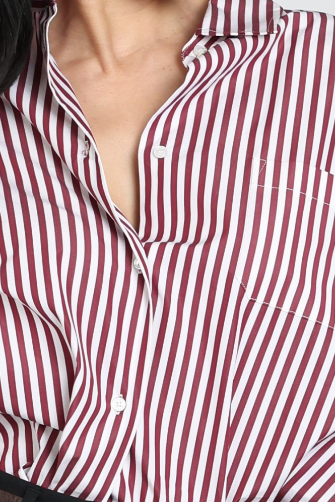 MaxMara Dovatta mm10162 Blouse lange mouw Rood