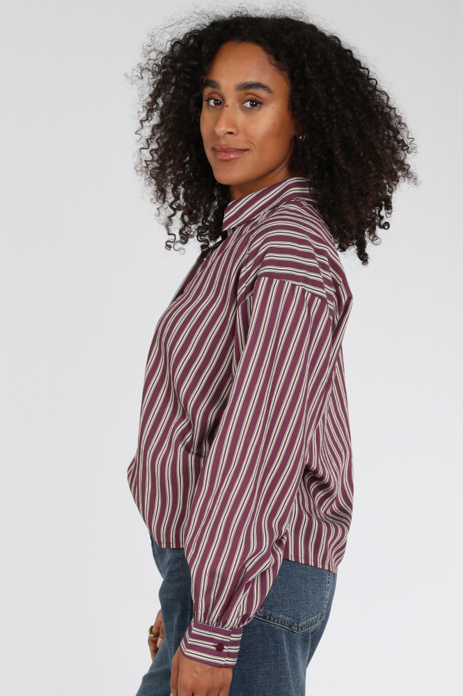 Geisha 63875-45 Blouse lange mouw Rood