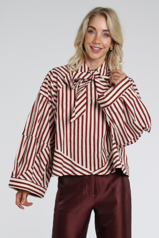 Aimée the label Oslo blouse Rood