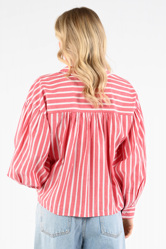 By-Bar 26112057  Blouse lange mouw Rood