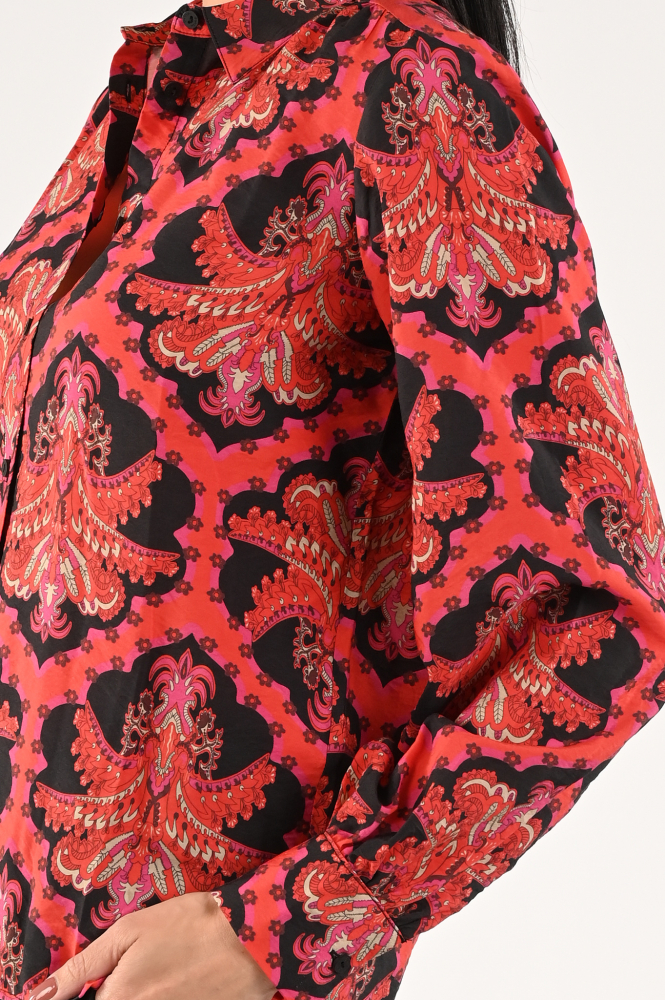 Geisha 33933-20 Blouse lange mouw Roze