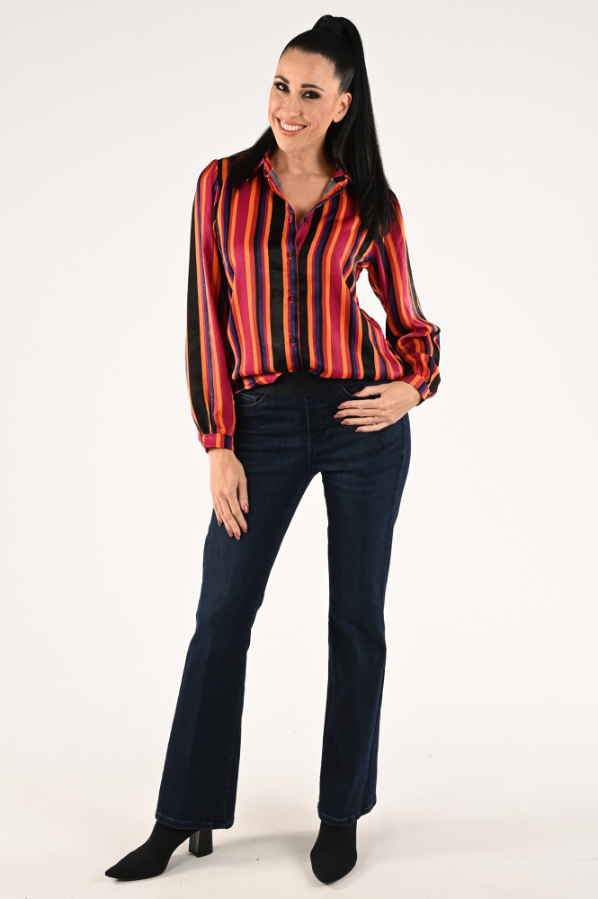 Geisha 33945-20 Blouse lange mouw Roze