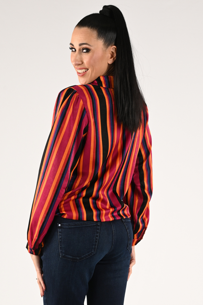Geisha 33945-20 Blouse lange mouw Roze