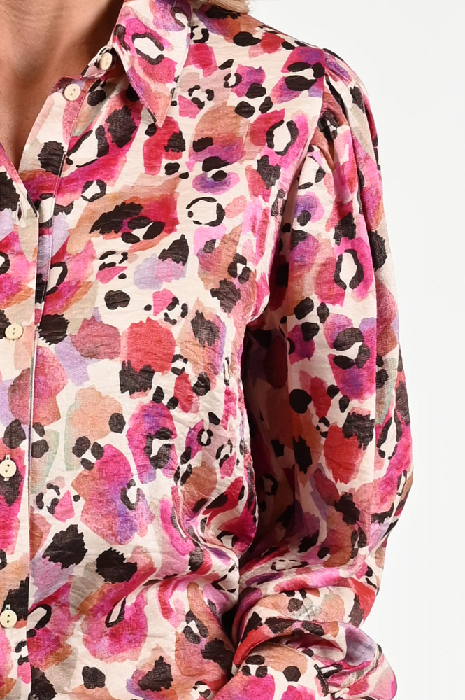 Geisha 53620-20 Blouse lange mouw Roze