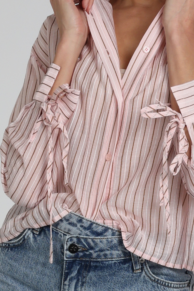 Nukus NKS02165 Blouse lange mouw Roze