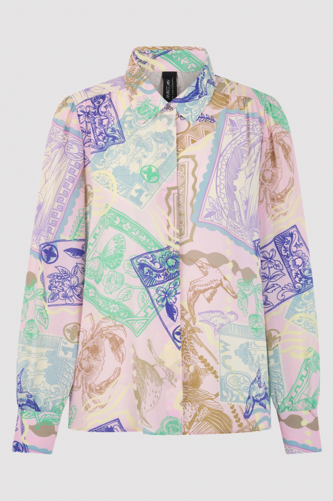 Marc Cain AC 51.22 W19 Blouse lange mouw Roze