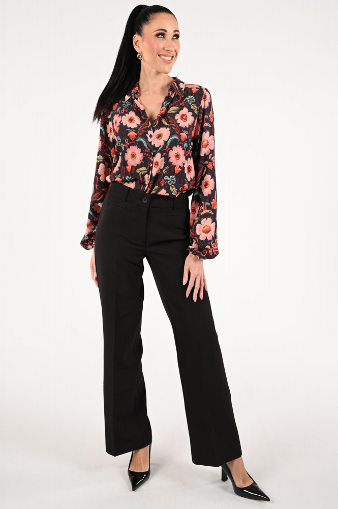 Geisha 53610-20 Blouse lange mouw Roze