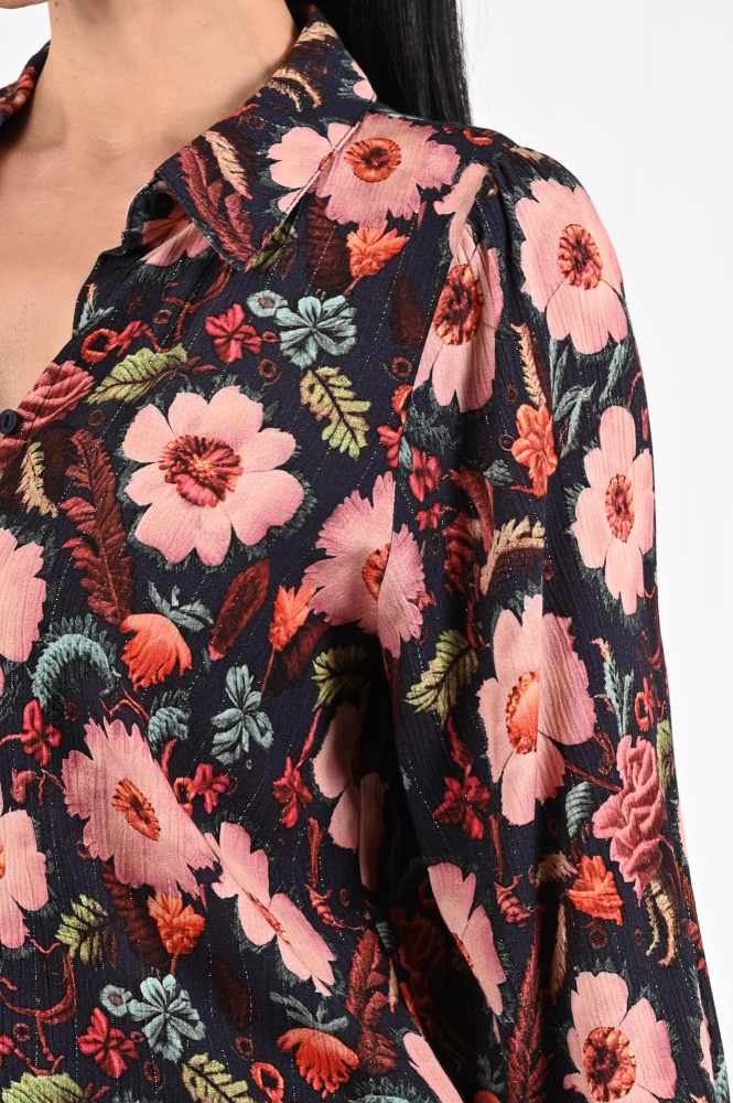 Geisha 53610-20 Blouse lange mouw Roze