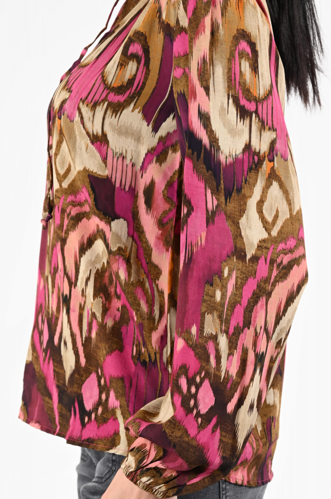 Geisha 53649-20 Blouse lange mouw Roze