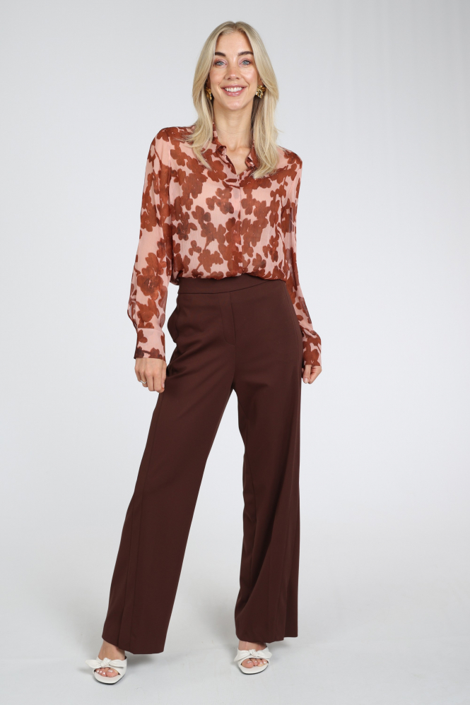 Luisa Cerano 248735-3873 Blouse lange mouw Roze