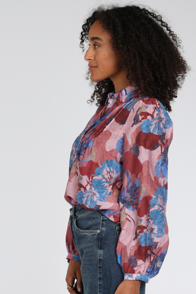 Geisha 63828-14 Blouse lange mouw Roze