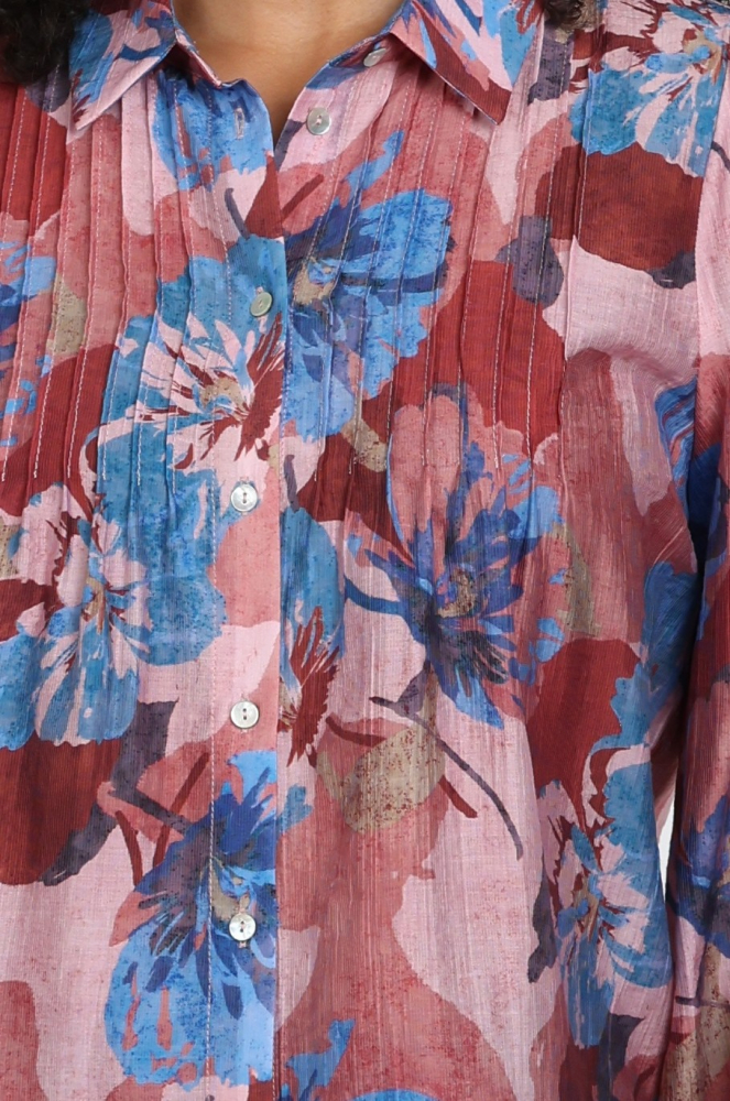 Geisha 63828-14 Blouse lange mouw Roze