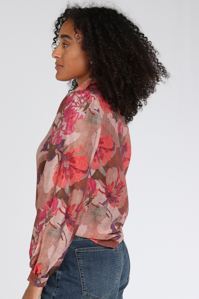 Geisha 63829-14 Blouse lange mouw Roze