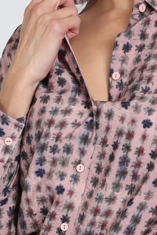 Geisha 63635-20 Blouse lange mouw Roze