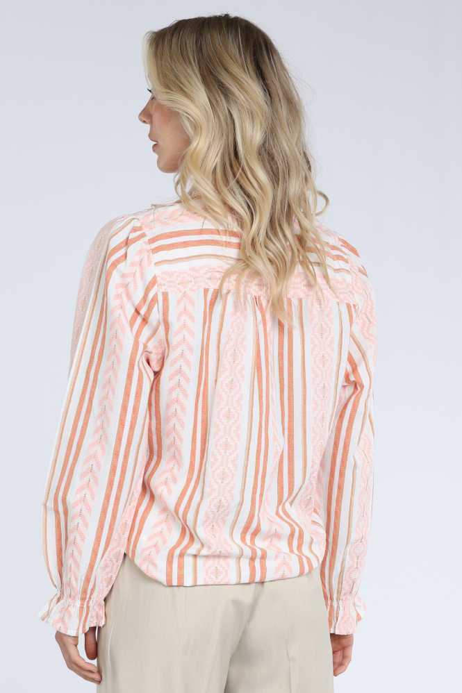 Geisha 63112-99 Blouse lange mouw Roze