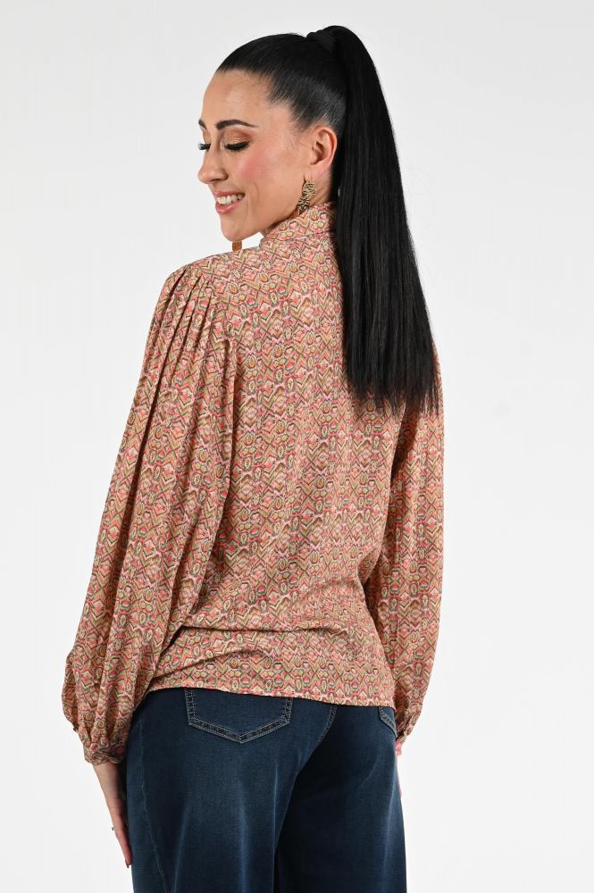 Geisha 53923-20 Blouse lange mouw Roze