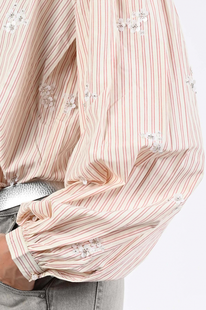 Nukus Jolies blouse Blouse lange mouw Roze