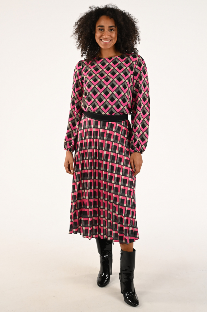 FABER 68408 Blouse lange mouw Roze