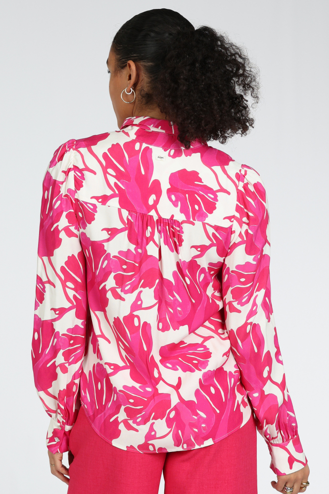Pom Amsterdam SP9501 Blouse lange mouw Roze
