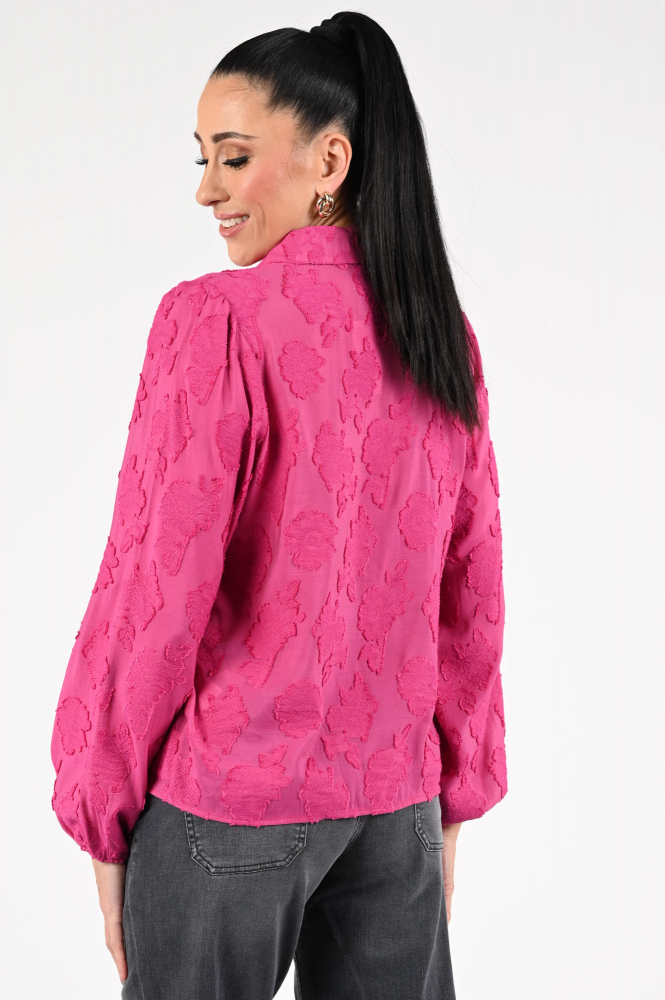 Geisha 53754-20 Blouse lange mouw Roze