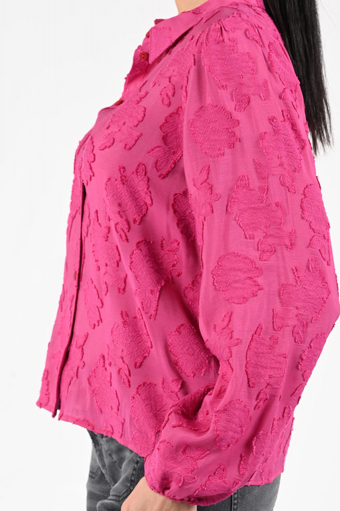 Geisha 53754-20 Blouse lange mouw Roze