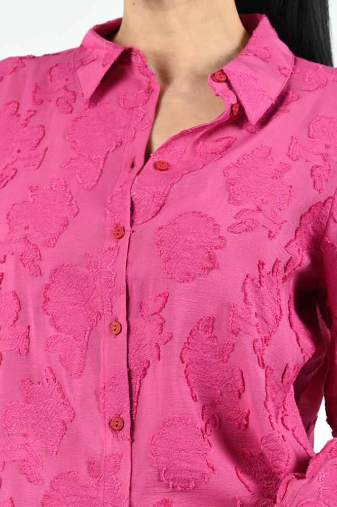 Geisha 53754-20 Blouse lange mouw Roze