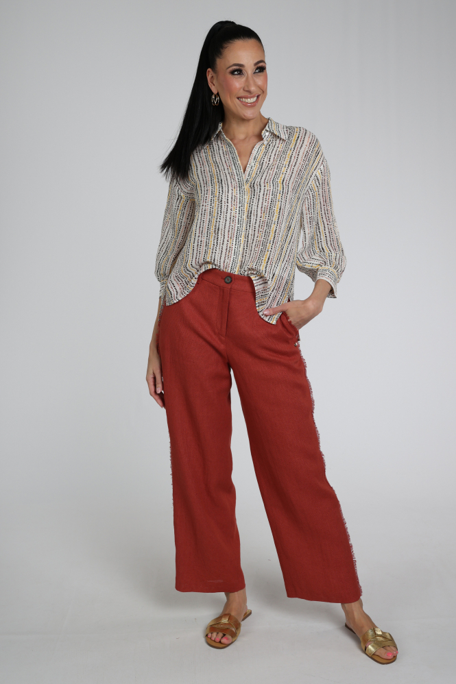 Marc Cain AC 51.39 W51 Blouse lange mouw Geel