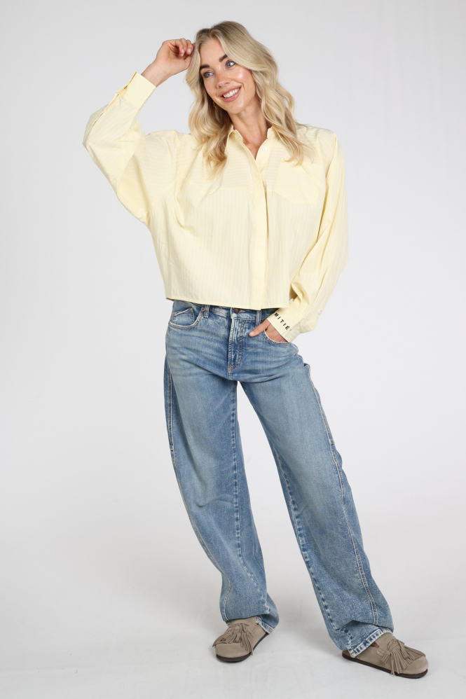 Haute L'Amitié hl10751 Blouse lange mouw Geel