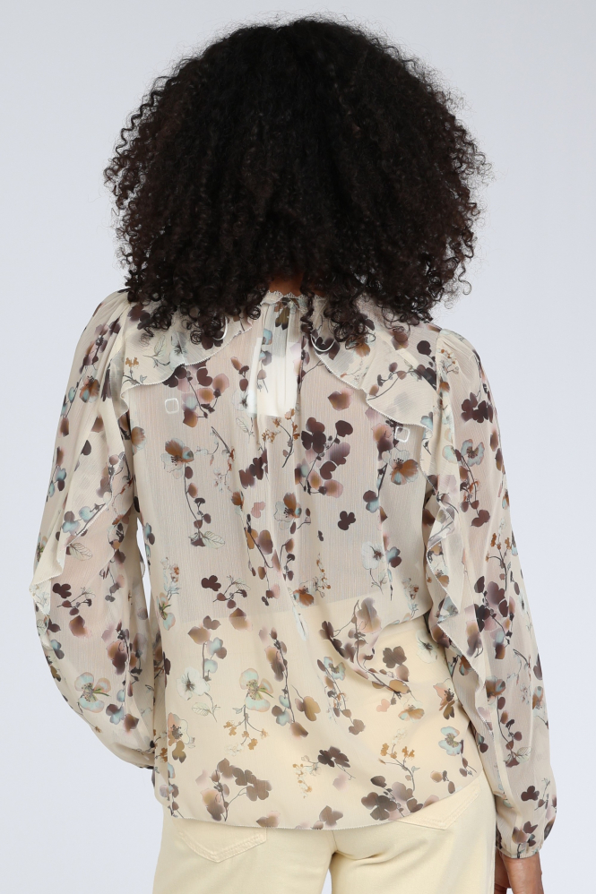 Marc Cain BC 51.08 W54 Blouse lange mouw Geel
