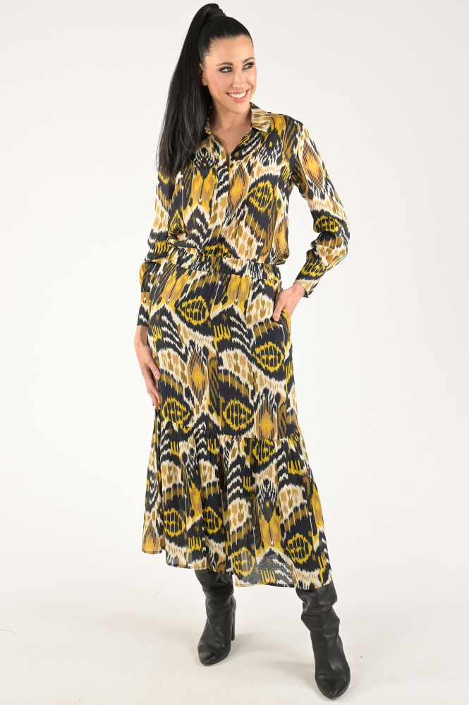 KYRA Vixie Blouse lange mouw Geel