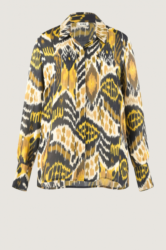 KYRA Vixie Blouse lange mouw Geel
