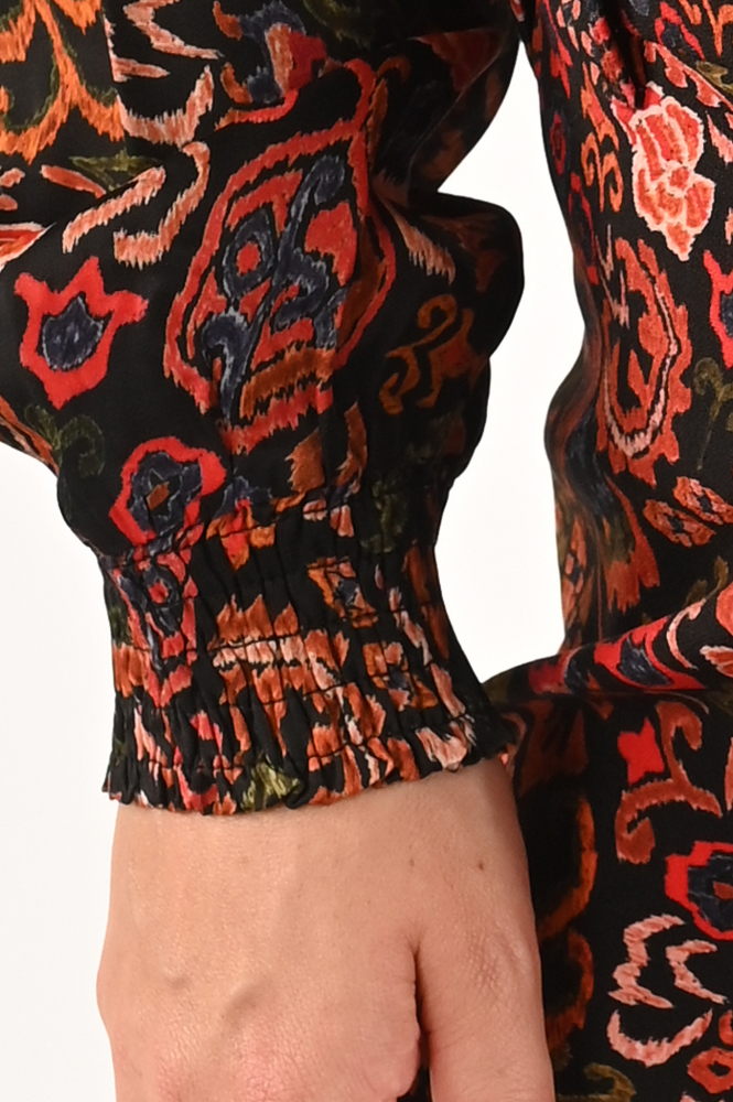 Geisha 33656-20 Blouse lange mouw Oranje