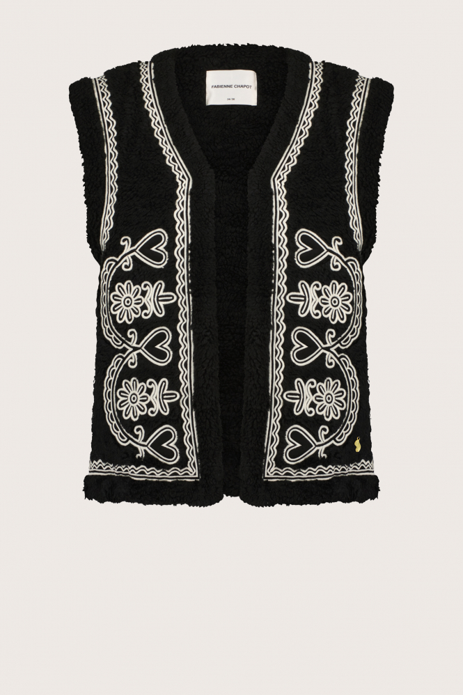 Fabienne Chapot CLT-142-GIL-AW23 Gilet Zwart