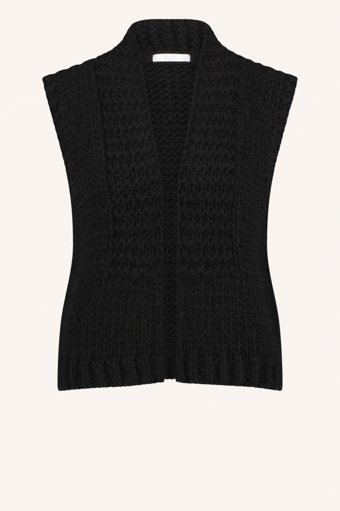 By-Bar levi gilet Gilet Zwart